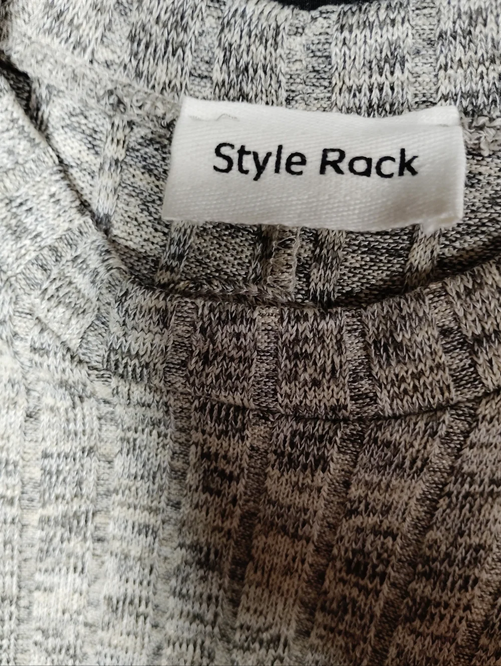 Style Rack Sleeveless Ribbed Midi Dress - Gray - Picture 3 of 5